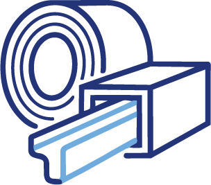 Gutter coil icon