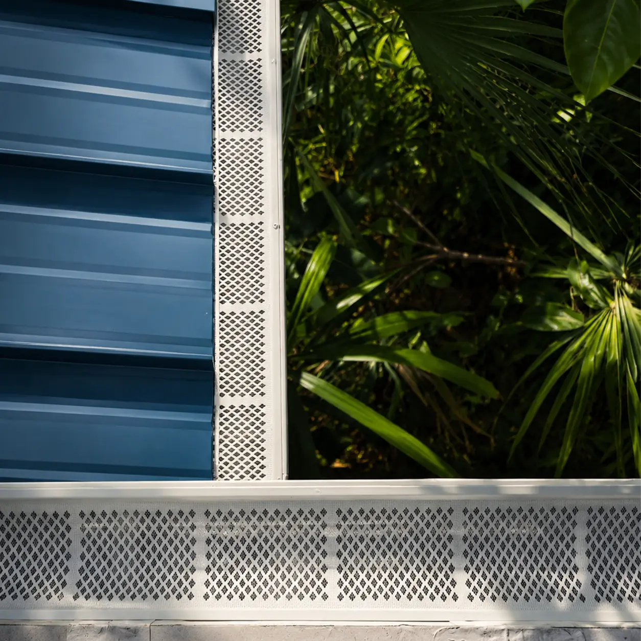 White Gutter Guards